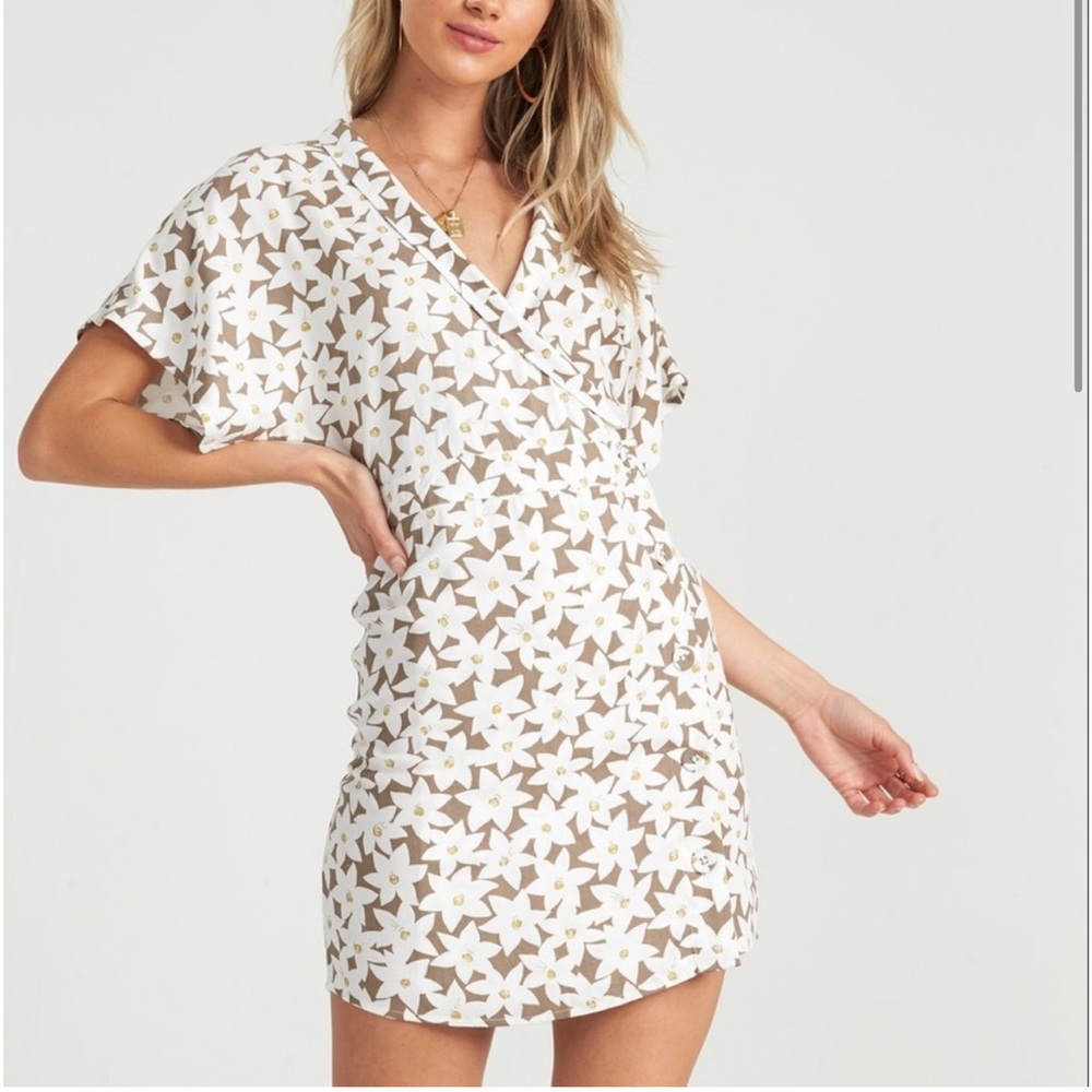 🌺🌺 BILLABONG 🌺🌺 Wander Beyond Mini Dress RARE FIND - Picture 2 of 16